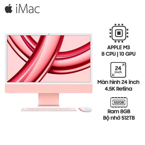 iMac 2023 M3 24 Inch Retina 4.5K 8GB/512GB SSD | Chính Hãng Apple Việt Nam