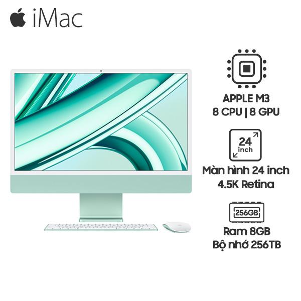 iMac 2023 M3 24 Inch Retina 4.5K 8GB/256GB SSD | Chính Hãng Apple Việt Nam