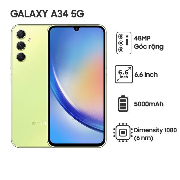Samsung Galaxy A34 5G 8GB/128GB Chính Hãng - BHĐT