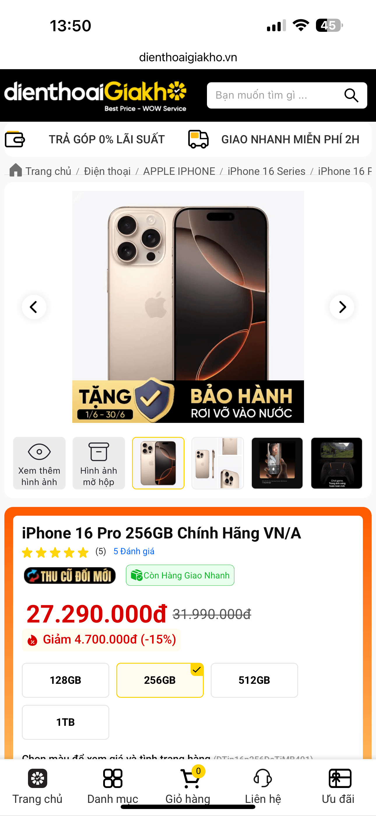 Chọn Sản Phẩm