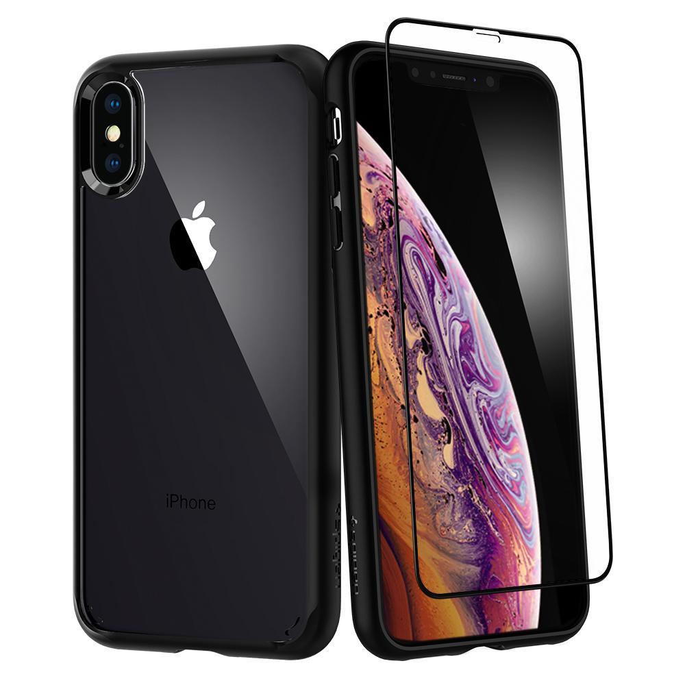 Ốp lưng iPhone XS Max Spigen Ultra Hybrid 360 BLACK (0665CS25132)