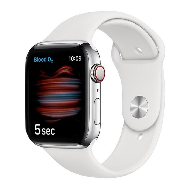 Apple Watch Series 6 40mm LTE Stainless Steel Case with Sport Band