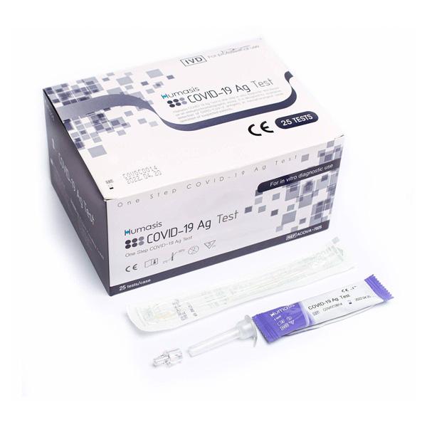 Kit test nhanh Covid-19 Humasis - Bộ Dụng cụ xét nghiệm nhanh (1 bộ)