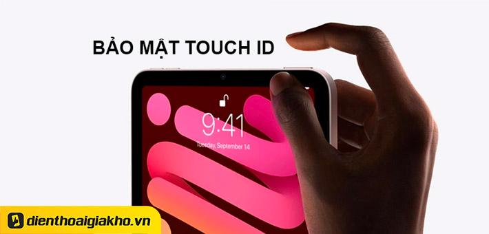 Touch ID tiện lợi ngay tr&ecirc;n n&uacute;t nguồn của Dung lượng của iPad Mini 6 8.3 inch Wifi 256GB 2021 Ch&iacute;nh H&atilde;ng 