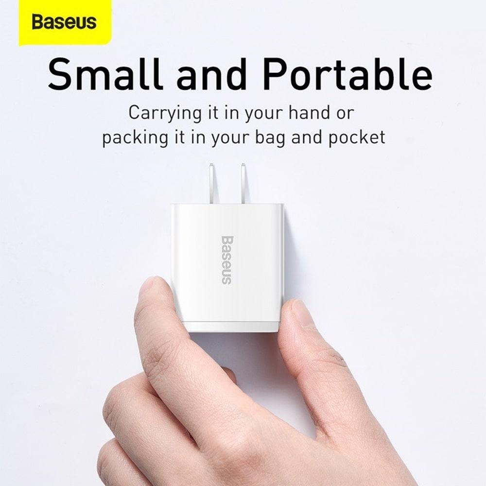 Củ Sạc Baseus Compact Quick Charger 2U+C 30W US