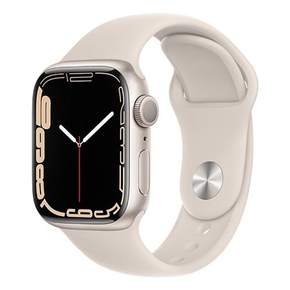 Apple Watch Series 7 45mm Viền Nhôm Dây Cao Su Chính Hãng