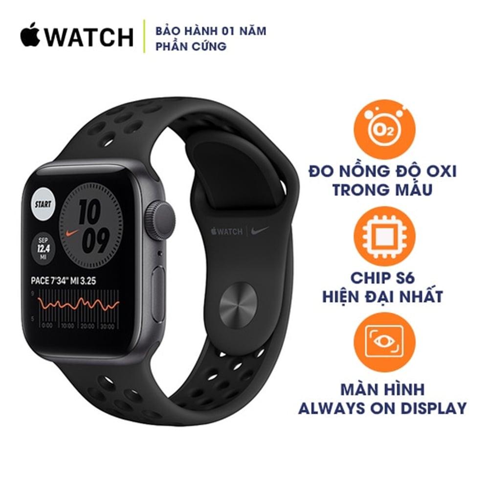 Apple Watch Series 6 44mm GPS Space Gray Aluminum Abthracite/Black Nike Sport Band