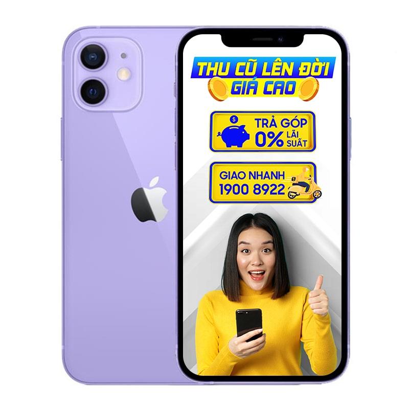 iPhone 12 Mini 128GB Chính Hãng VN/A (màu tím Purple - Mới ra mắt)