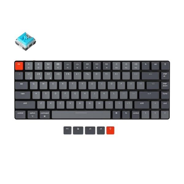 Bàn Phím Cơ Không Dây Keychron K3 84 Phím Nhôm Led Đơn HotSwap Optical Switch Low Profile