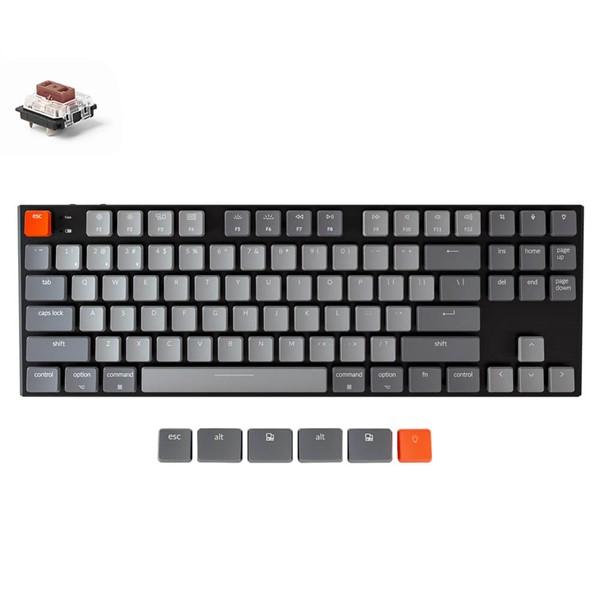 Bàn Phím Cơ Không Dây Keychron K1V4 87 Phím Led Đơn Gateron Switch Low Profile