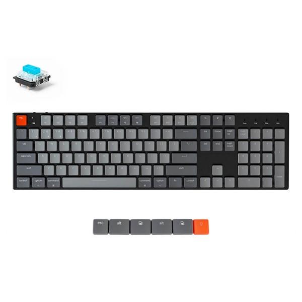 Bàn Phím Cơ Không Dây Keychron K1V4 104 Phím Led Đơn Gateron Switch Low Profile