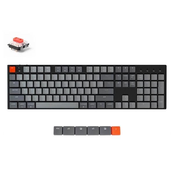 Bàn Phím Cơ Không Dây Keychron K1V4 104 Phím Led Đơn Gateron Switch Low Profile