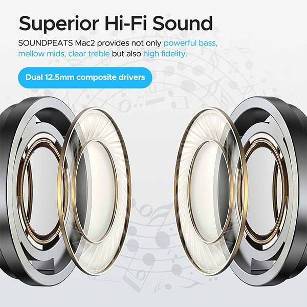 Tai nghe True Wireless Earbuds SoundPeats Mac 2 Chính Hãng