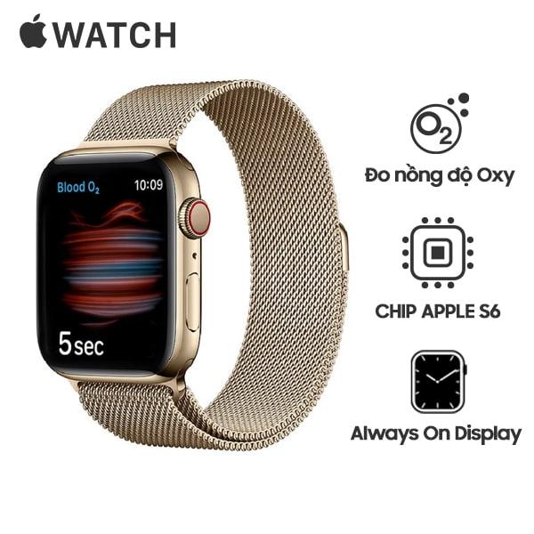 Apple Watch Series 6 44mm Viền Thép Cũ 98%