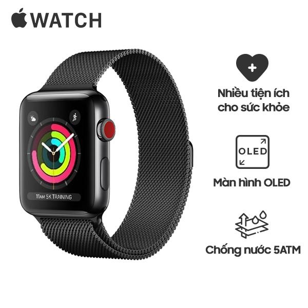 Apple Watch Series 3 42mm Viền Thép Cũ