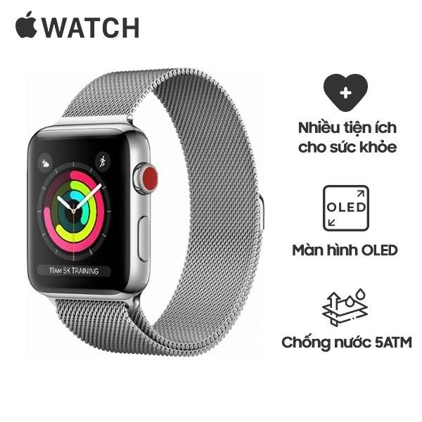 Apple Watch Series 3 42mm Viền Thép Cũ