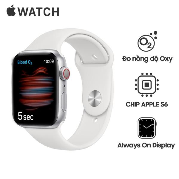 Apple Watch Series 6 Viền Nhôm Dây Cao Su Chính Hãng