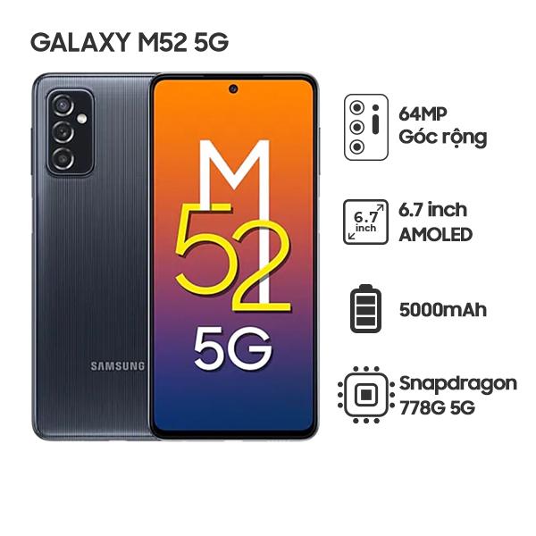 Samsung Galaxy M52 5G 8G/128GB Chính Hãng
