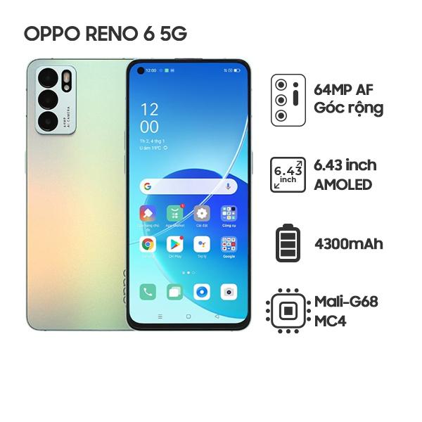 Oppo Reno 6 5G 8G/128GB Chính Hãng