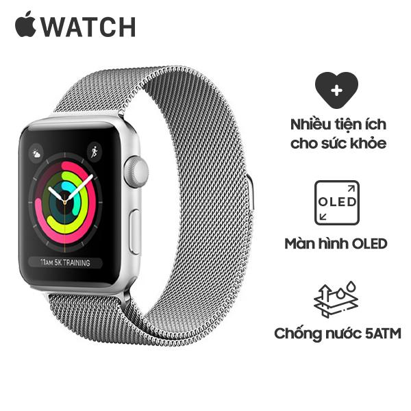 Apple Watch Series 3 38mm Viền Nhôm Cũ 98%