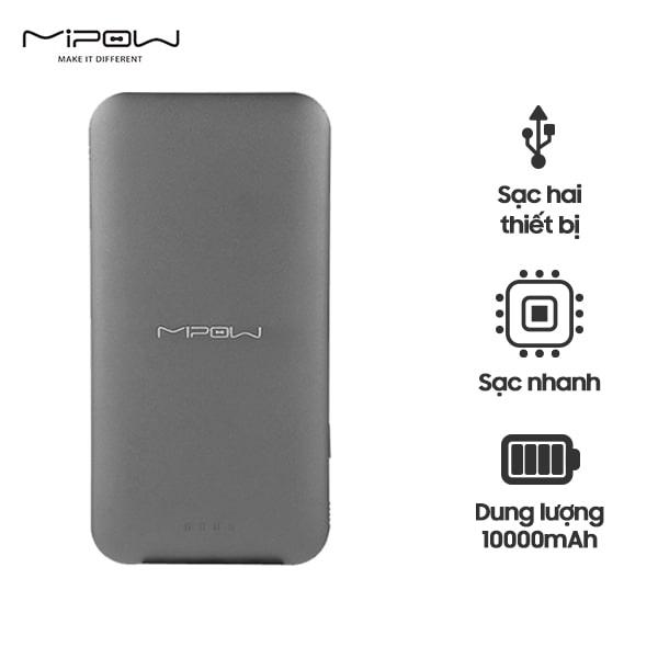 Pin Sạc Dự Phòng Mipow Cube 10.000 mAh