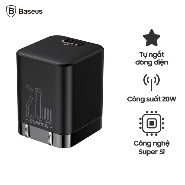 Củ Sạc Baseus Super Si Pro Quick Charger 1C 20W CN