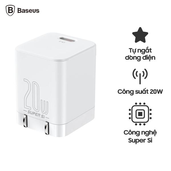 Củ Sạc Baseus Super Si Pro Quick Charger 1C 20W CN