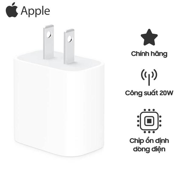 Sạc Apple iPhone 20W Type-C Chính Hãng