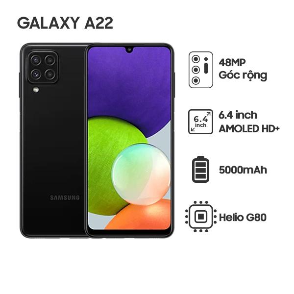 Samsung Galaxy A22 4G/128GB Likenew - Fullbox