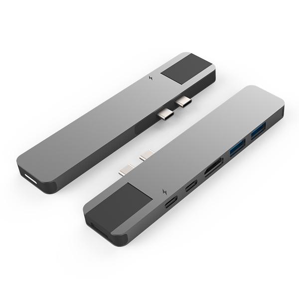 Cổng chuyển HYPERDRIVE NET 6 in 2 USB-C - Hàng Chính Hãng Nguyên Hộp