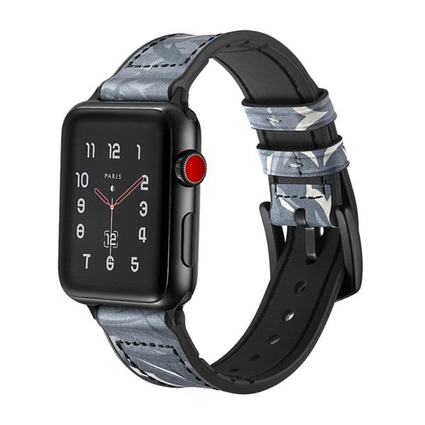Dây đeo Jinya Camouflage Leather cho Apple Watch - 42mm&44mm
