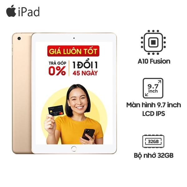 iPad Gen 6 9.7 inch Wifi 32GB Cũ 98%