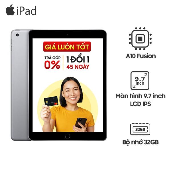 iPad Gen 6 9.7 inch Wifi 32GB Cũ 99%