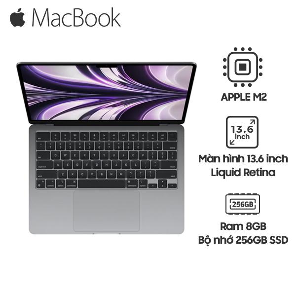 MacBook Air 2022 13 Inch Chip M2 8GB | 256GB SSD Cũ 99% (MLXY3, MLXW3, MLY13, MLY33)