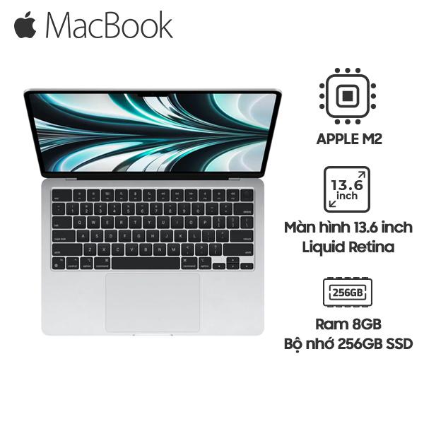 MacBook Air 2022 13 Inch Chip M2 8GB | 256GB SSD Likenew - Fullbox (MLXY3, MLXW3, MLY13, MLY33)