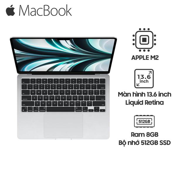 MacBook Air M2 13 Inch (8GB/512GB) | Chính Hãng Apple Việt Nam