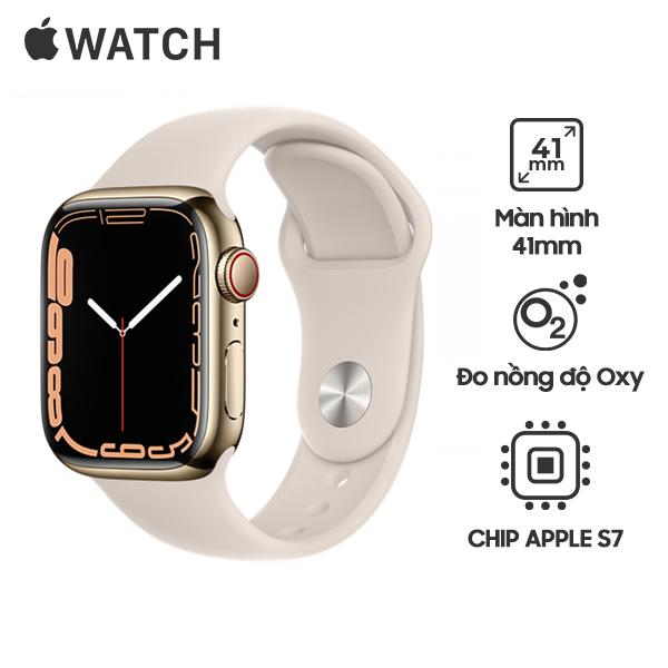Apple Watch Series 7 41mm Viền Thép Cũ