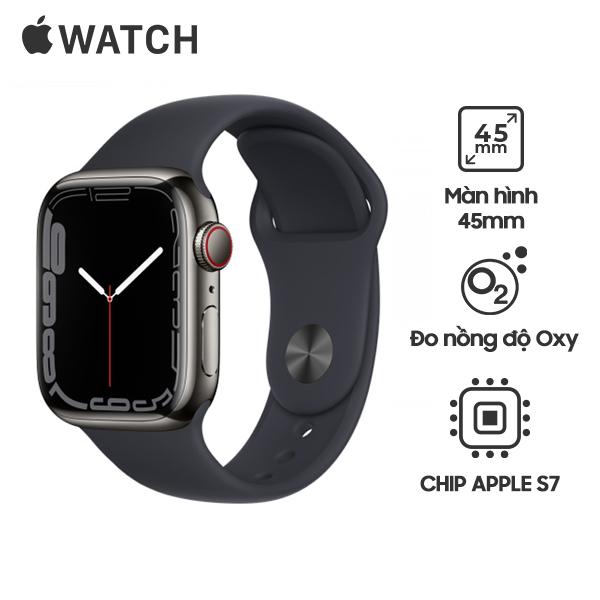 Apple Watch Series 7 45mm Viền Thép Mới