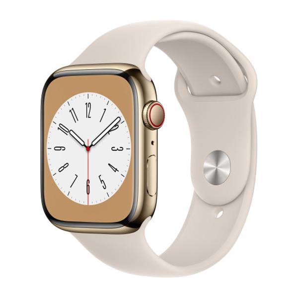 Apple Watch Series 8 45mm Viền Thép Dây Cao Su Chính Hãng Certified Refurbished