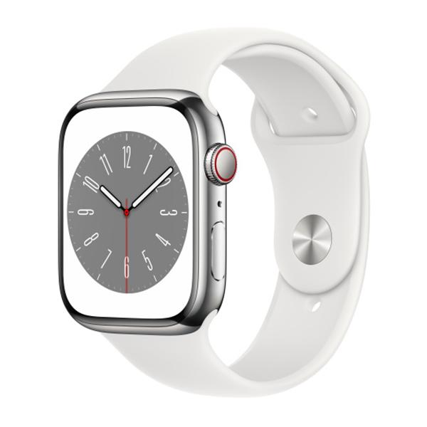 Apple Watch Series 8 41mm Viền Thép Dây Cao Su Chính Hãng Certified Refurbished