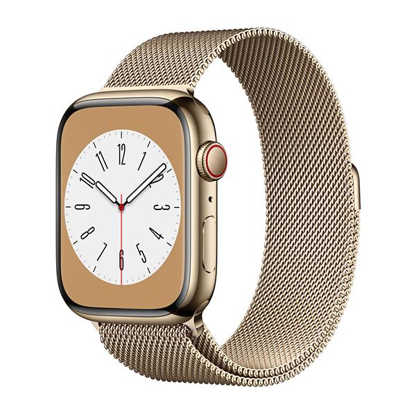 Apple Watch Series 8 45mm Viền Thép Dây Thép Chính Hãng