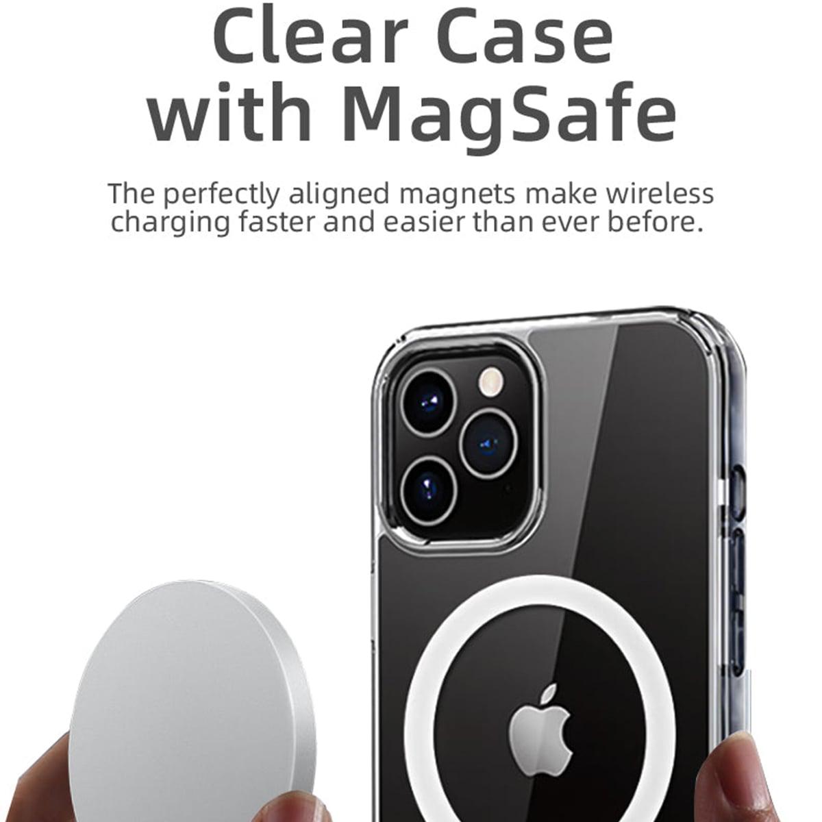 Ốp lưng Trong Suốt Mipow Magsafe Tempered Glass cho iPhone 14 Series