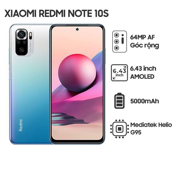 Xiaomi Redmi Note 10s 6G/128GB Chính Hãng
