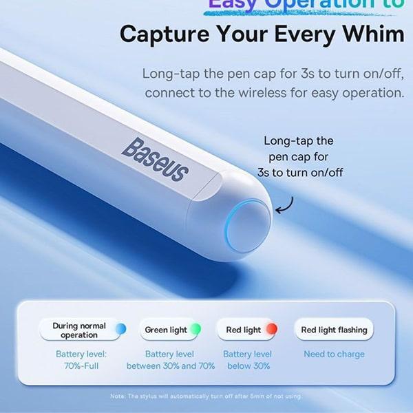 Bút Cảm Ứng Sạc Wireless/Type-C Baseus Pencil 2 Smooth Writing Stylus