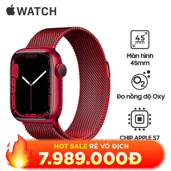 Apple Watch Series 7 45mm Viền Nhôm Mới