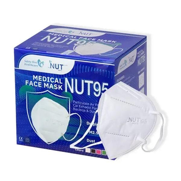 Khẩu Trang NUT 95, 5 Lớp, Giấy Kháng Khuẩn, Hàng Xuất Khẩu (Hộp 20 Cái)