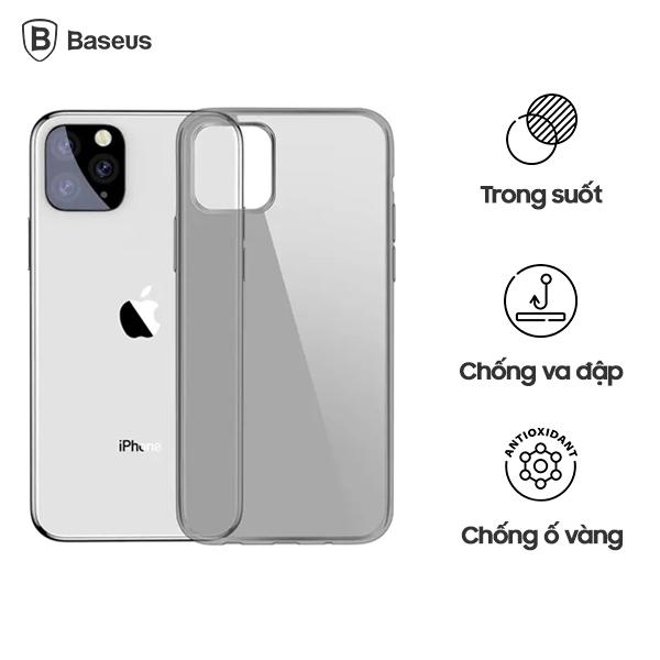 Ốp lưng trong suốt Baseus Simplicity cho iPhone 11 Pro