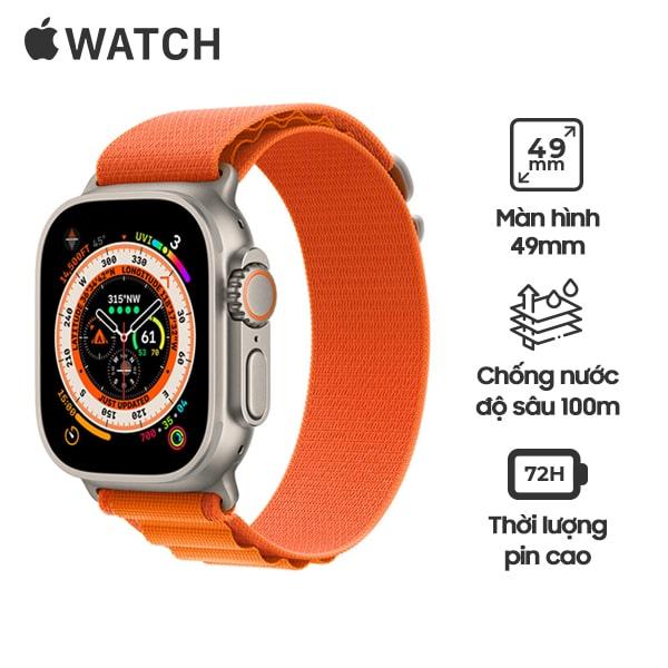 Apple Watch Ultra 49mm LTE Viền Titanium Cũ