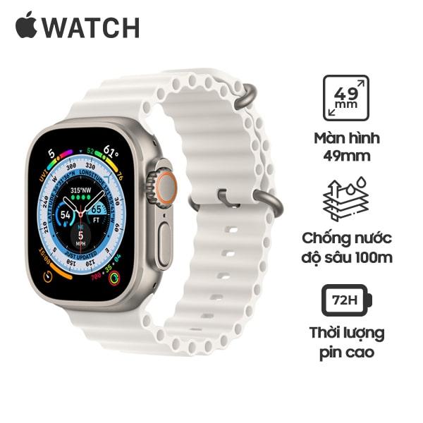 Apple Watch Ultra 49mm LTE Viền Titanium Likenew - Fullbox