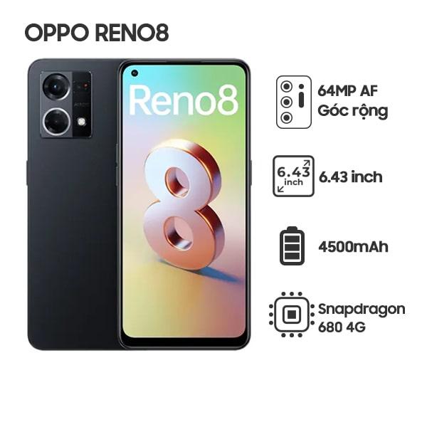 Oppo Reno 8 8G/256GB Chính Hãng